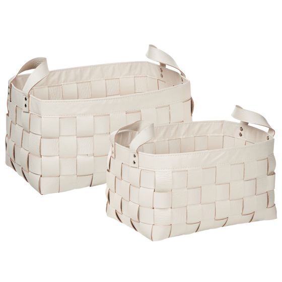 Korisetti 2 kpl SIPPAR keinonahka Beige