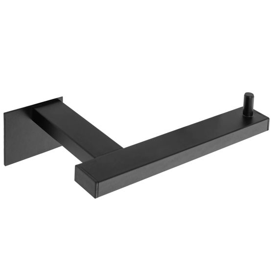REA WC-paperitelineen pidike 392599 musta, 16X11X11CM