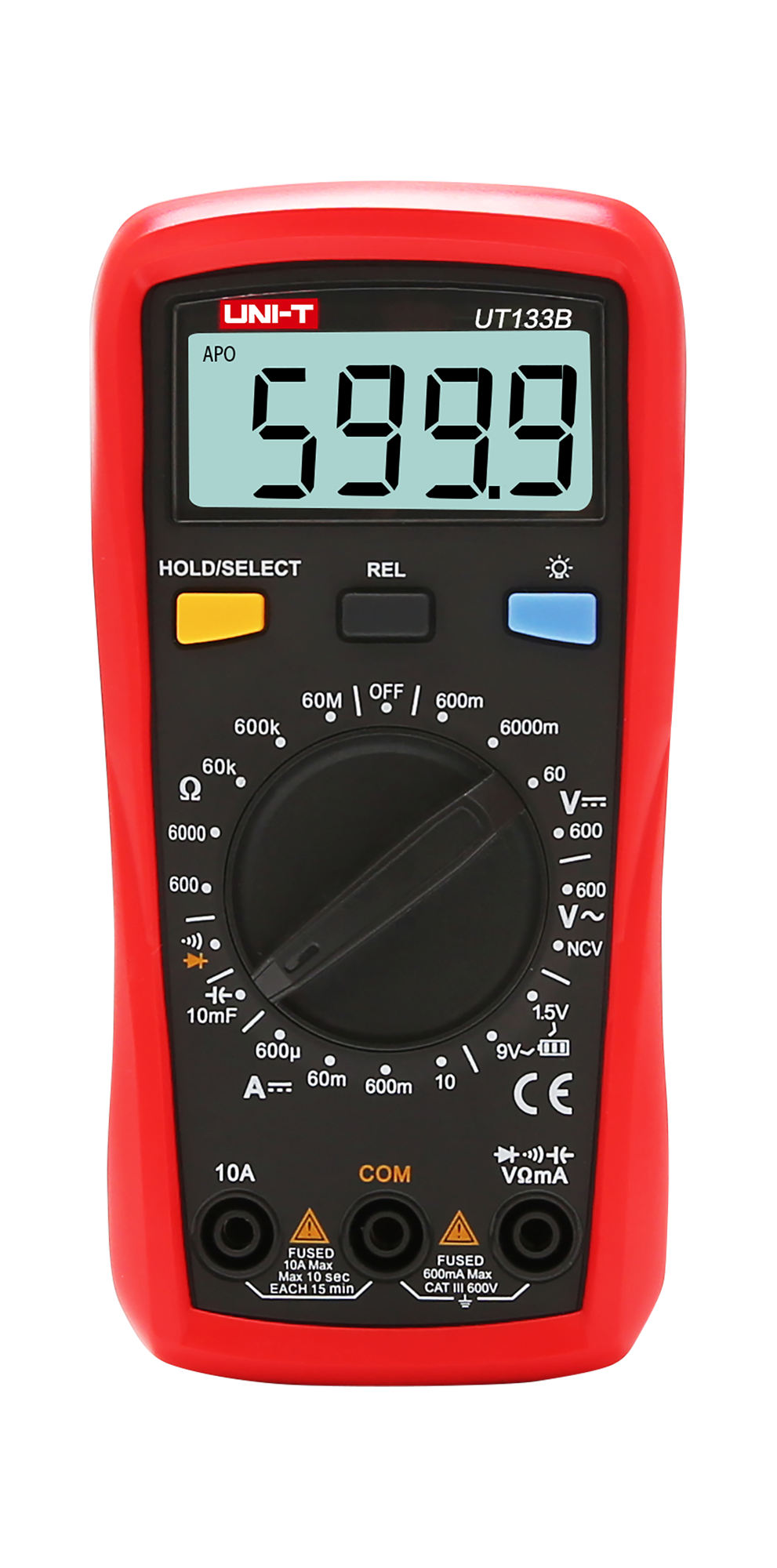 Uni-T UT133B -yleismittarin akun testaus