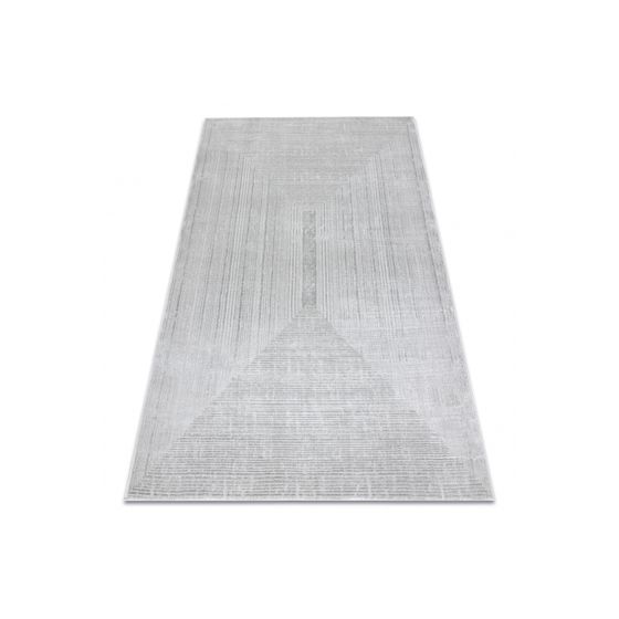 Matto BALANCE 8788 harmaa - Geometrinen, rakenteellinen, glamour