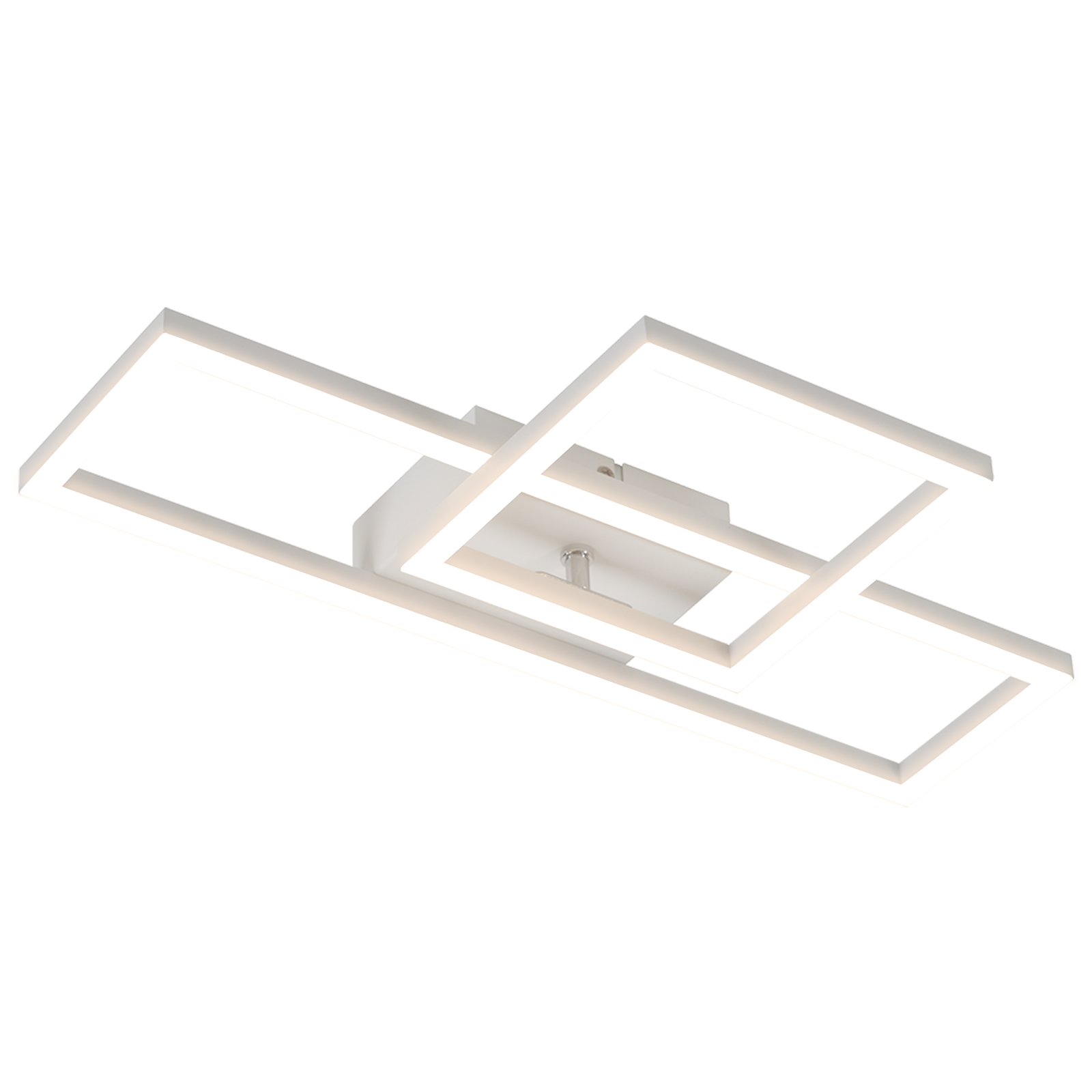 NETTLIFE LED - kattovalaisin, olohuoneen Kattovalaisin, 20 W, moderni design Keittiön valaisin, lämmin valkoinen, neliönmuotoinen valkoinen