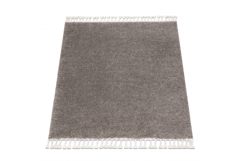 Matto BERBER square 9000 ruskea Tupsut berbery Marokkolainen shaggy 160x160 cm