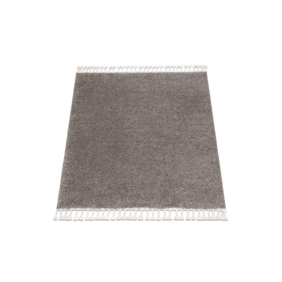 Matto BERBER square 9000 ruskea Tupsut berbery Marokkolainen shaggy 160x160 cm