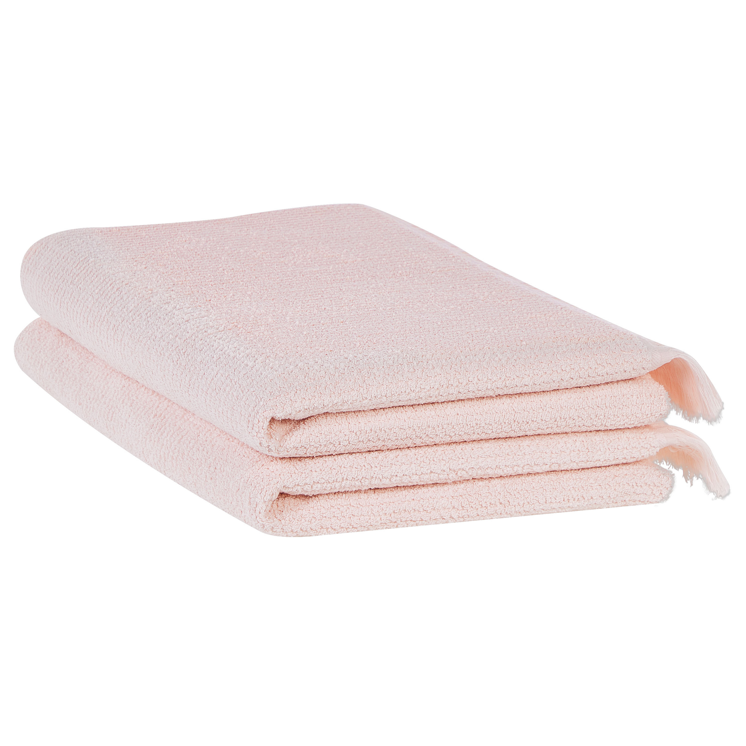 Pyyhesetti 2 kpl ATIU Puuvillafrotee Pastellipinkki