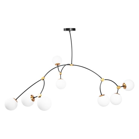 TOOLIGHT riippuva kattovalaisin APP1673-8CP musta, 100x100x50cm