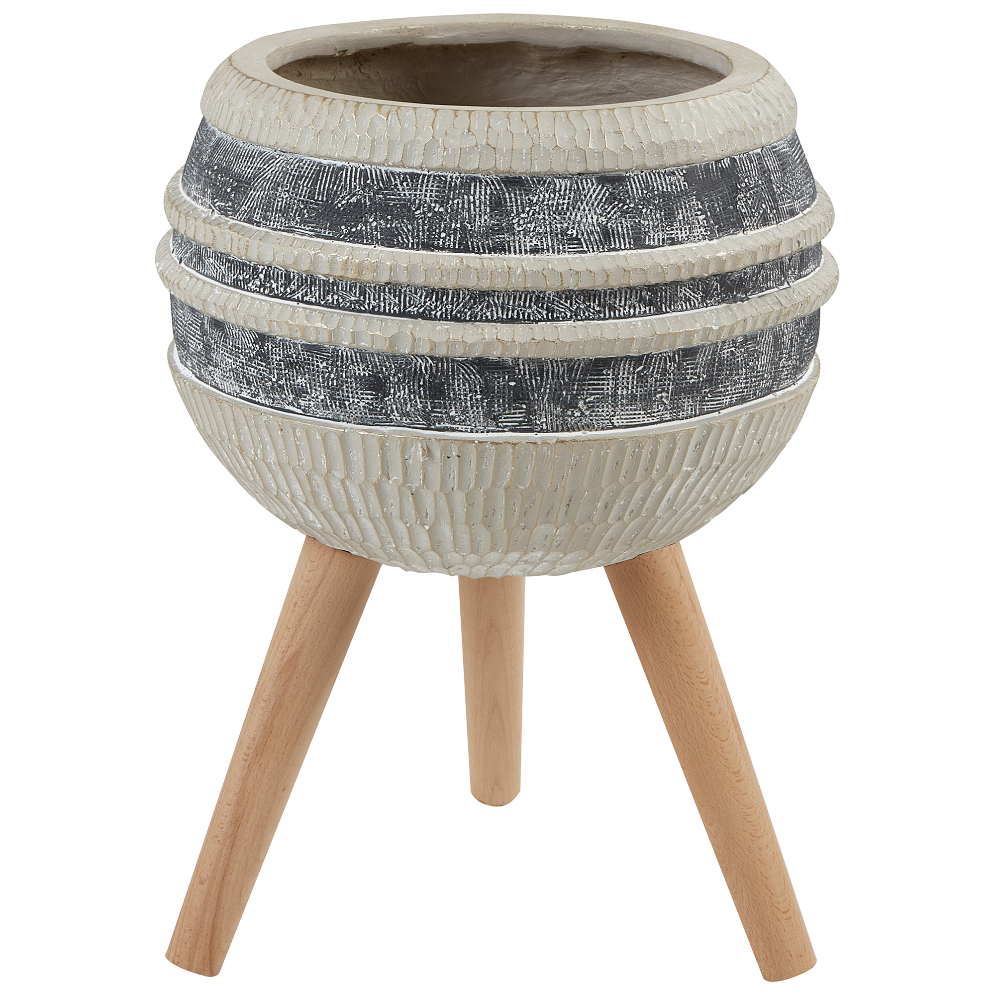 Korotettu kukkaruukku ATHYRIUM 38 cm Beige