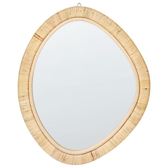 Seinäpeili ZAATARI 50 cm 60 cm rottinki Luonnonväri