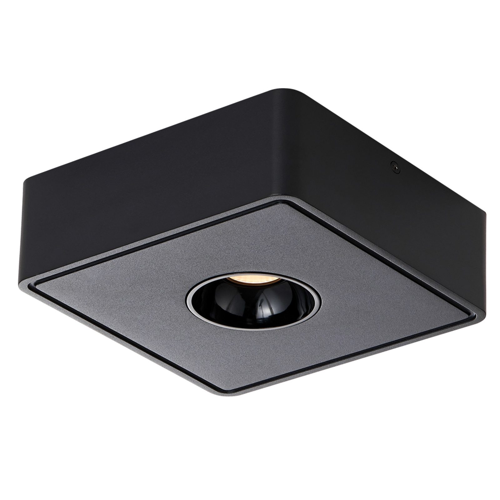 NETTLIFE LED - kattospottivalaisin musta 7 W pinta - asennettava kulmikas lämmin valkoinen pieni kattovalaisin olohuoneeseen