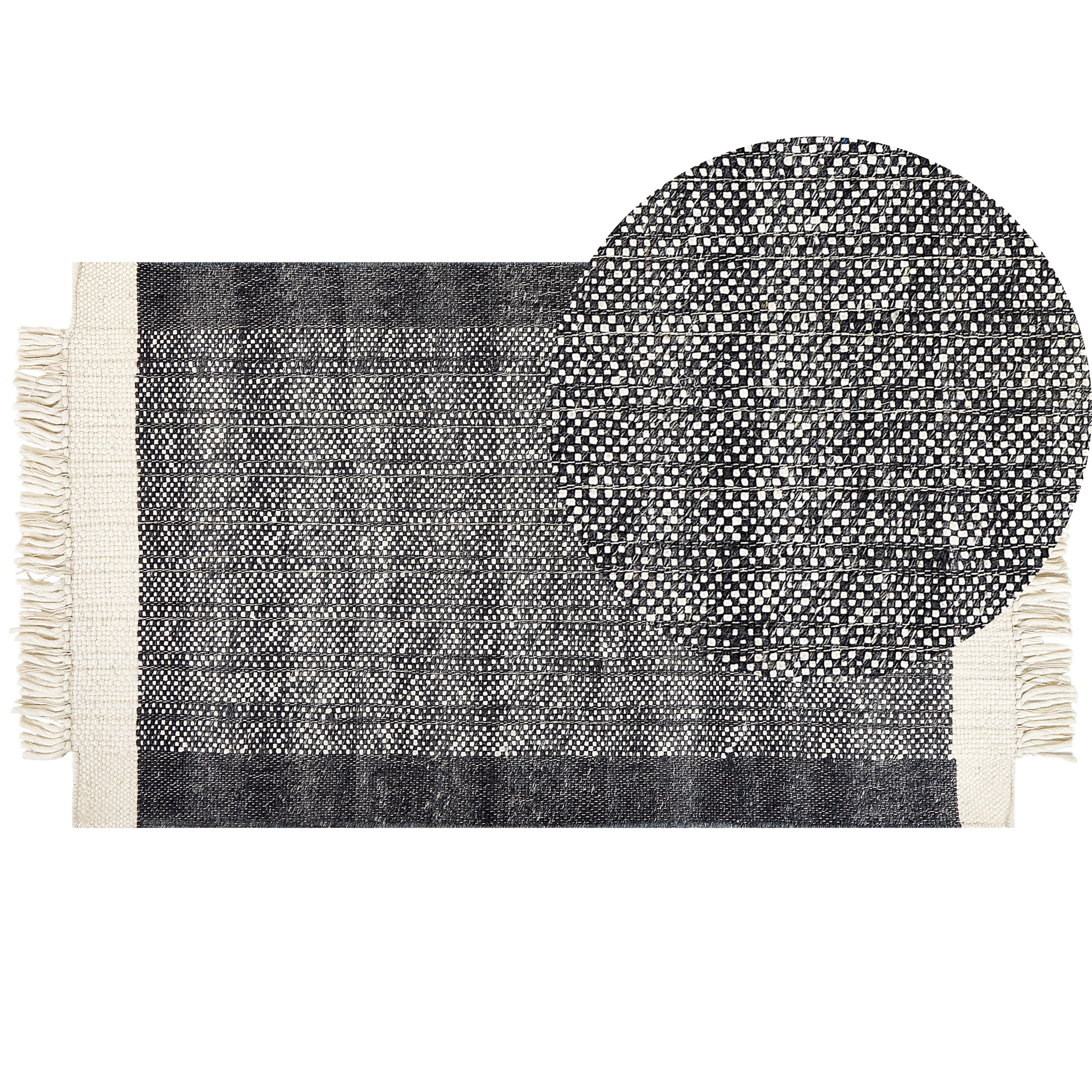 Matto ATLANTI Musta 80 x 150 cm Villa