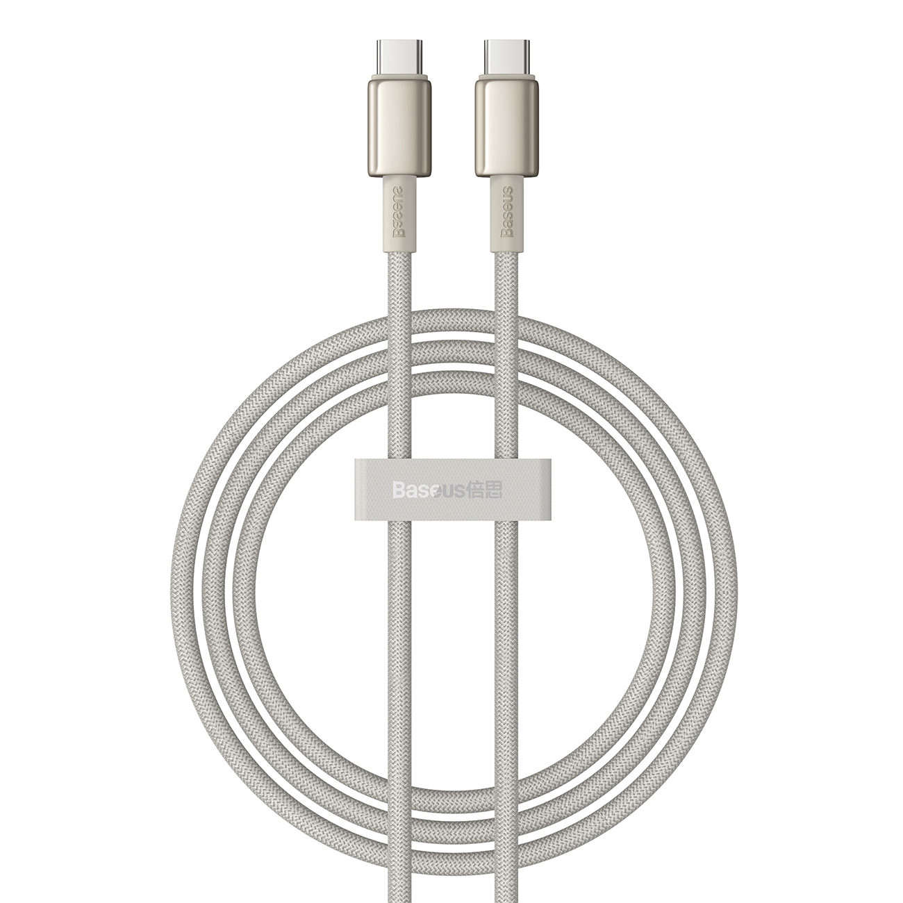 Volframikultainen USB-C-kaapeli - USB-C 100W 1m - Kulta