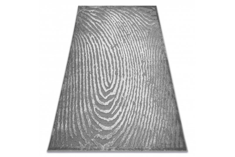 Matto AKRYYLI YAZZ W8540 sormenjälki harmaa 200x290 cm