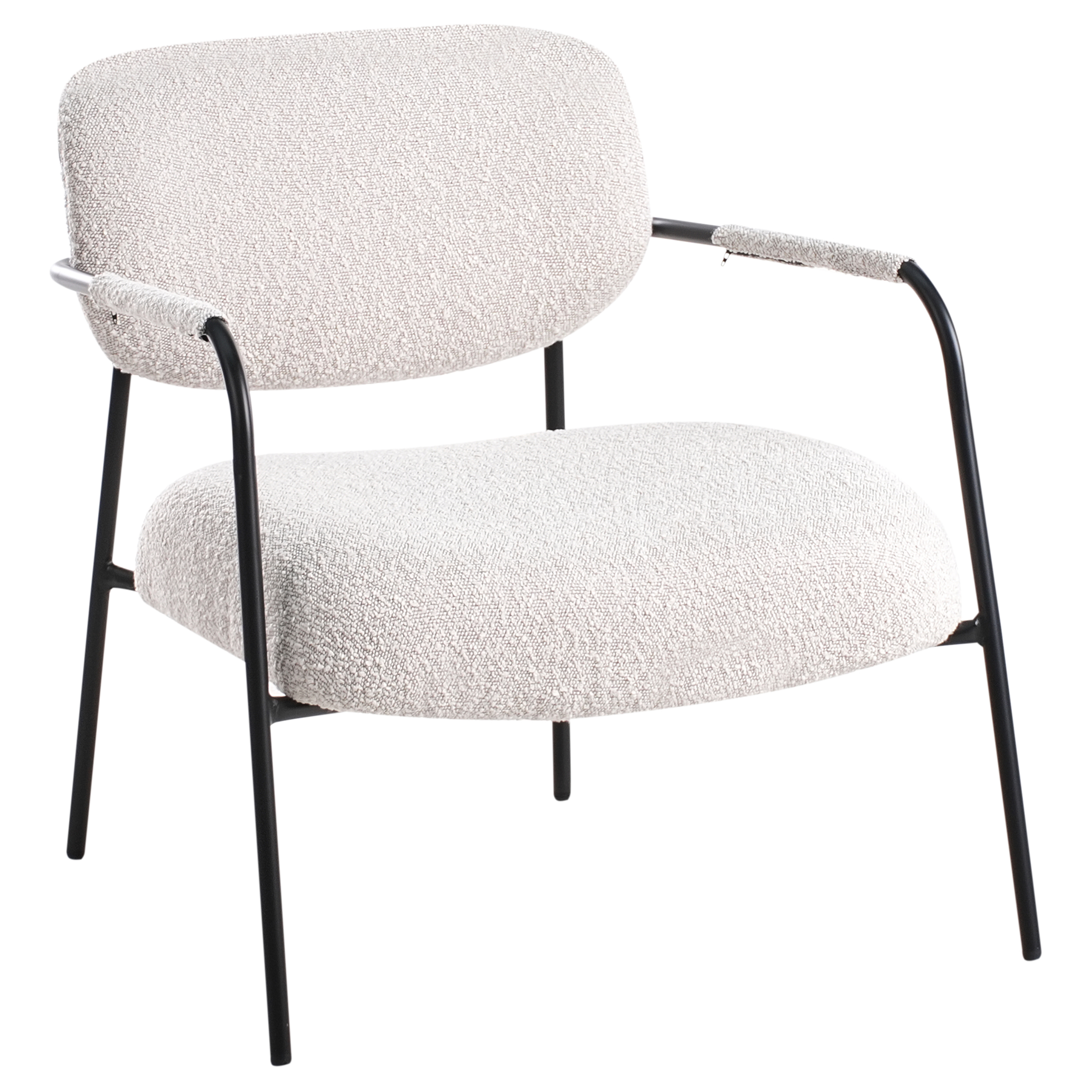 Nojatuoli AUSVIKA Kangas Vaaleanbeige