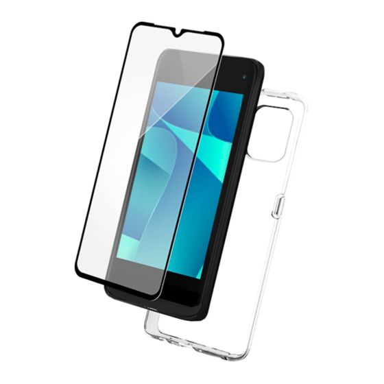 Joustava Suojakuori + Lasi Paketti Logicom Yuno:lle