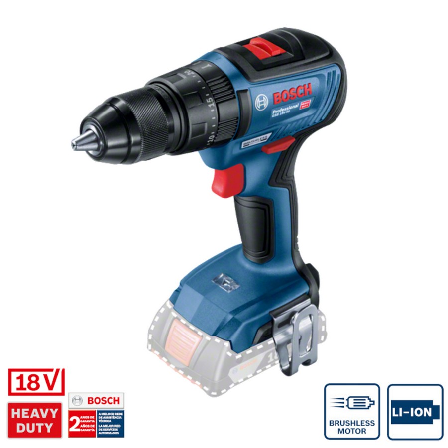 Bosch GSB 18V-50 Professional -Akkuiskuporakone 18V Runko