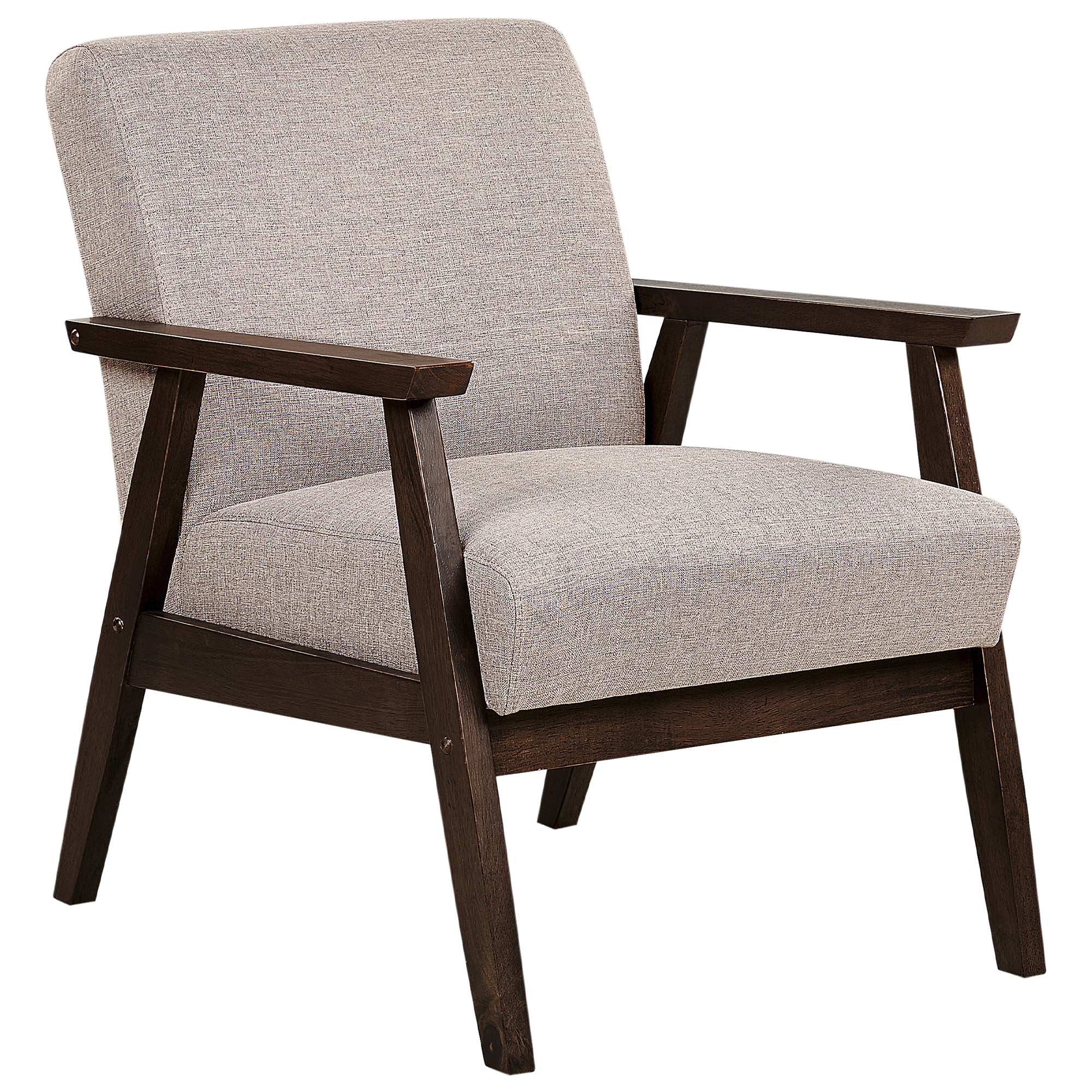 Nojatuoli ASNES kangas Ruskeanharmaa