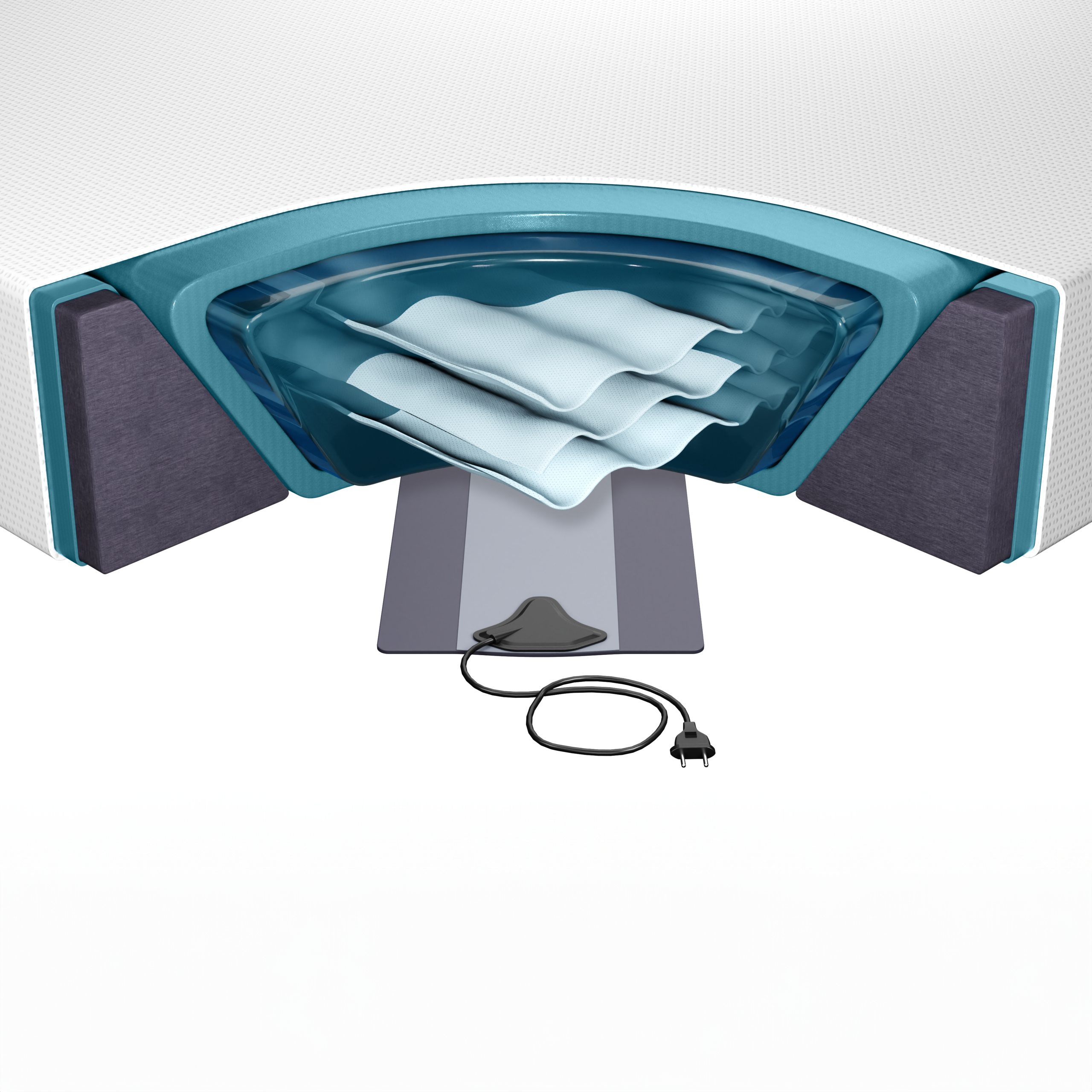 Vesisängyn patja lisätarvikkeilla Lisätarvikkeet SOLERS 140 x 200 cm