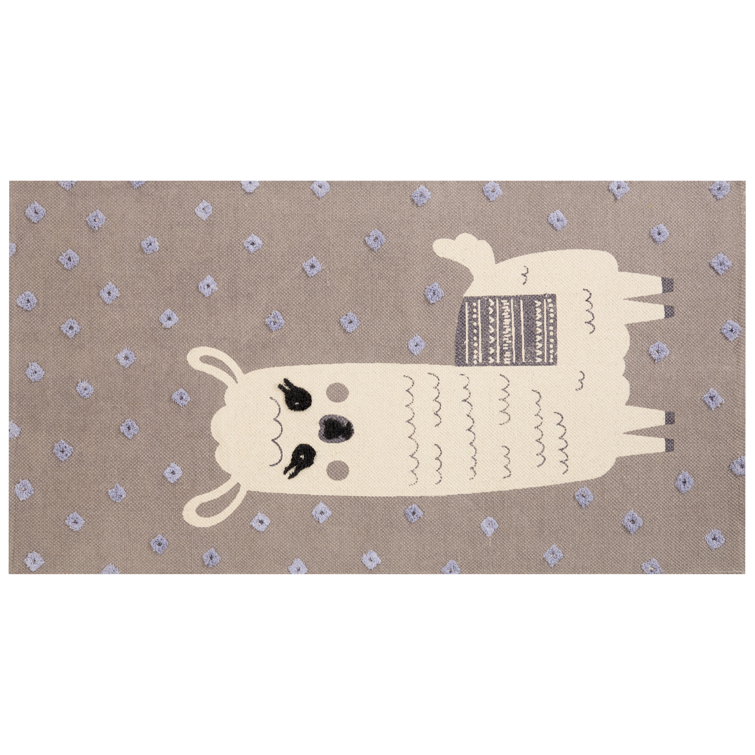 Lastenmatto LUBUK Ruskea 80 x 150 cm Puuvilla