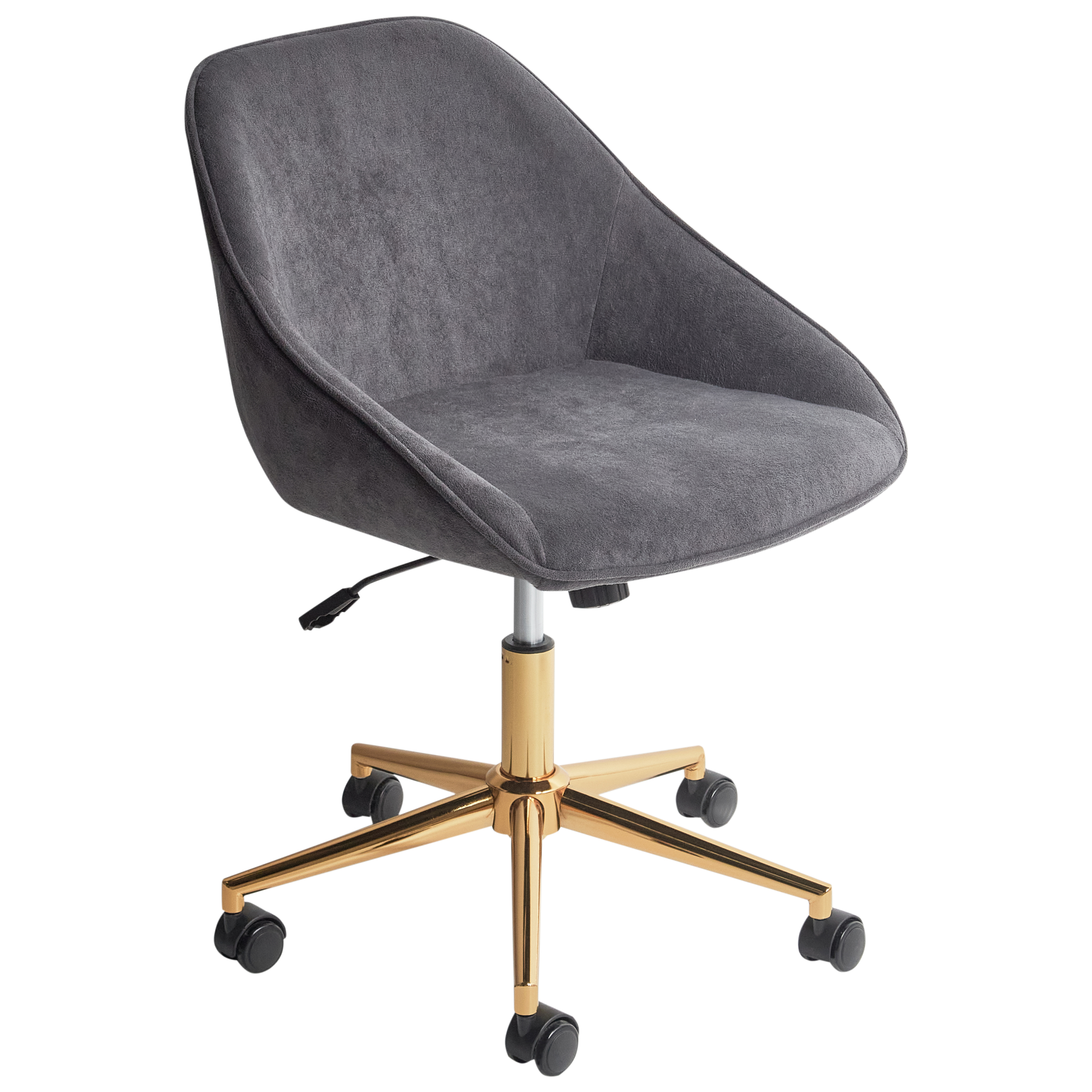 Työtuoli pyörivä BARDSDALE sametti Tummanharmaa