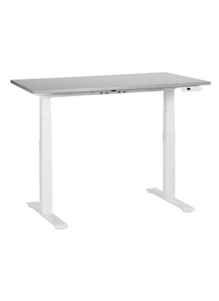 Sähkösäädettävä työpöytä DESTINES Harmaa/valkoinen 120 cm 72 cm