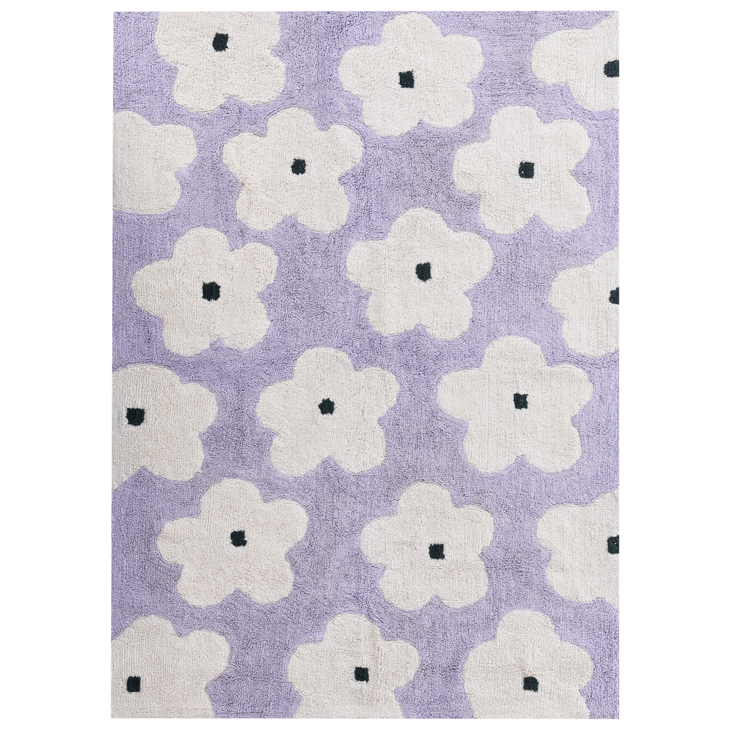Lastenmatto MOKHVA Vaaleanvioletti 140 x 200 cm Puuvilla