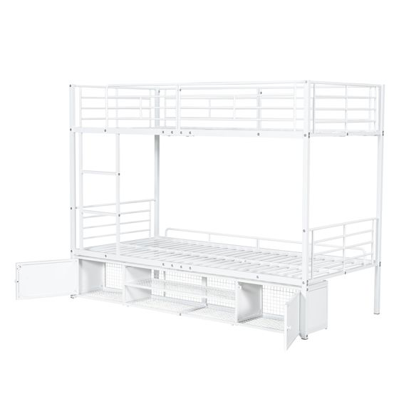 Kerrossänky 90x200 cm pienellä säilytyskaapilla