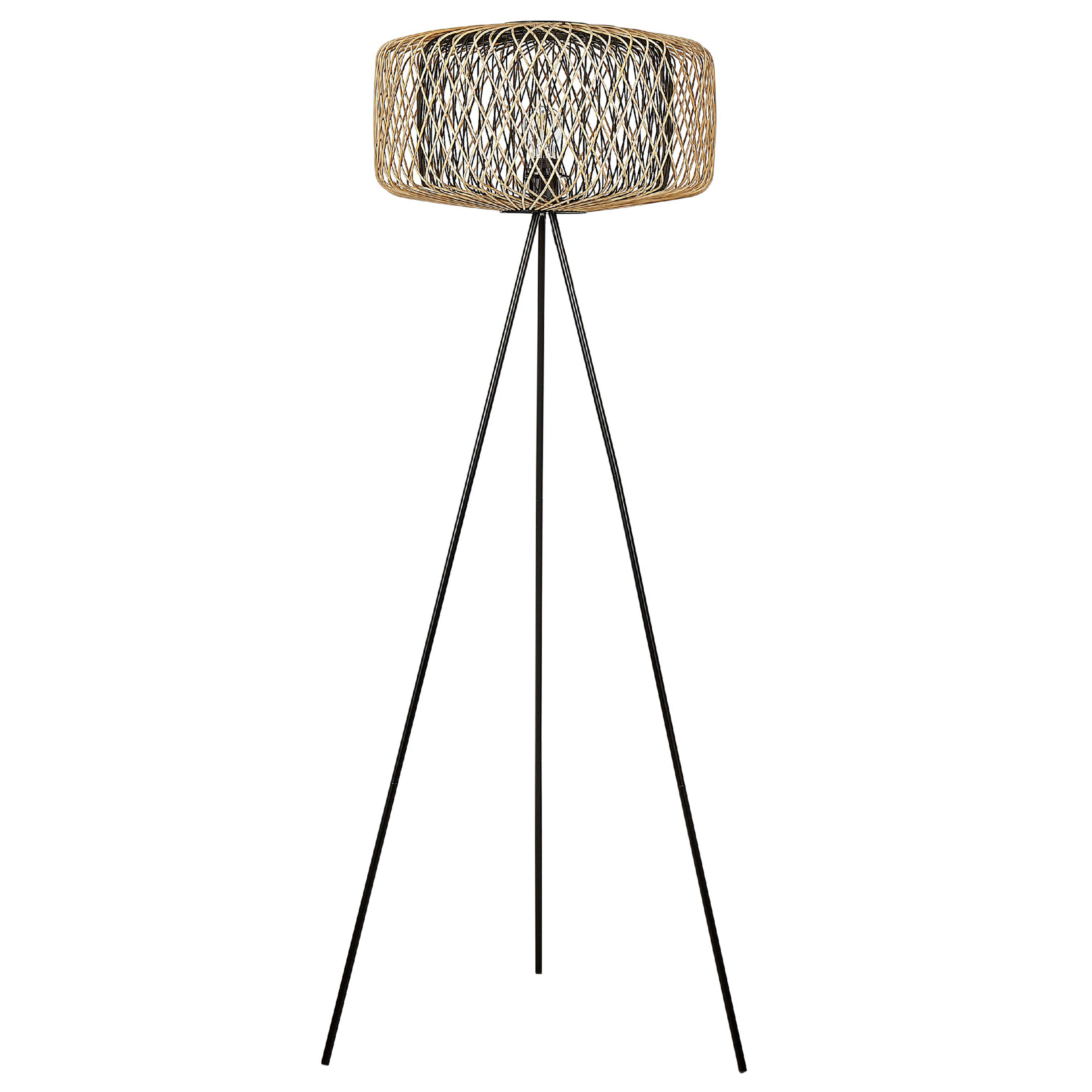 Lattiavalaisin JAVARI bambu Luonnonväri Vaaleanruskea Musta