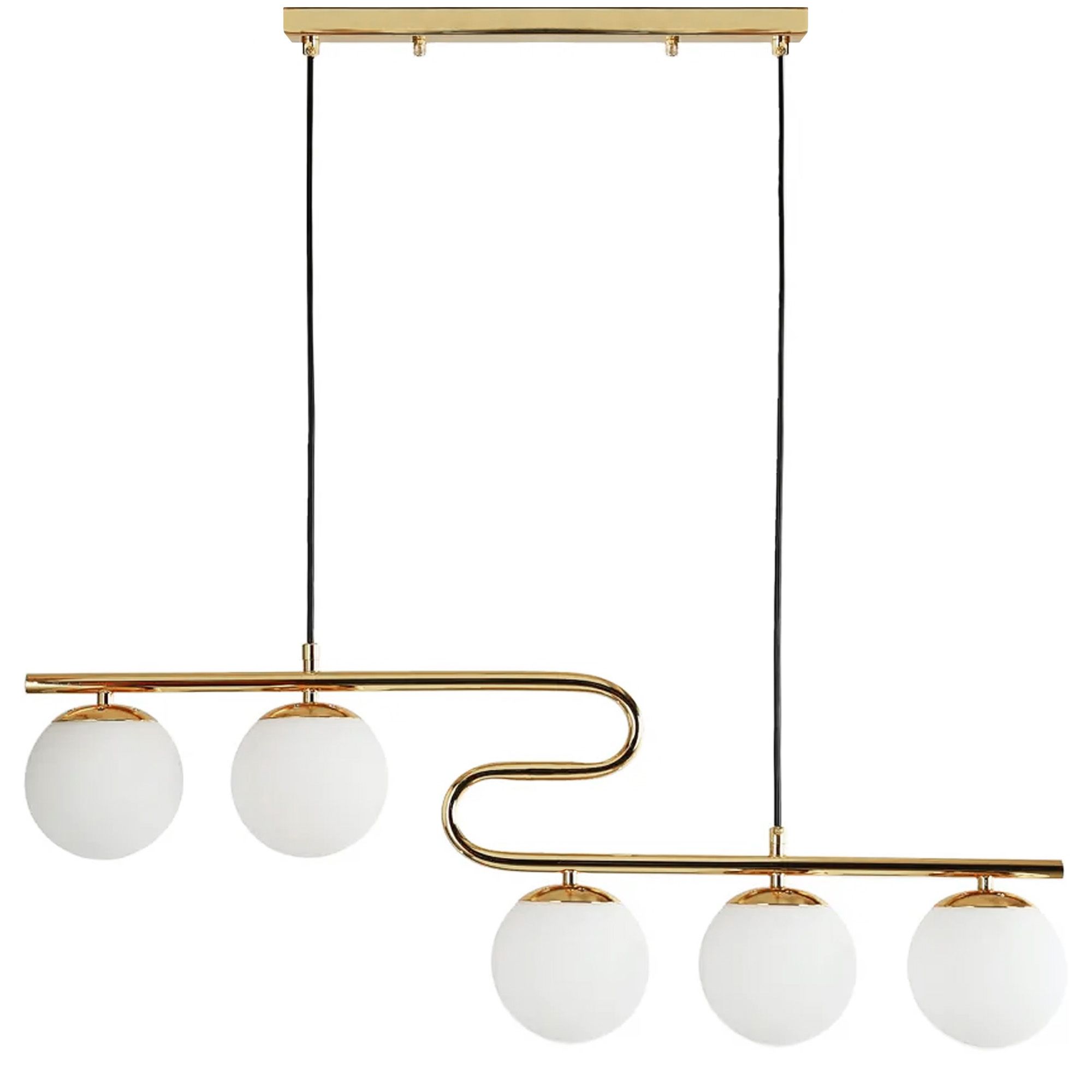 TOOLIGHT riippuva kattovalaisin APP1599-5CP kulta, 108x108x108cm