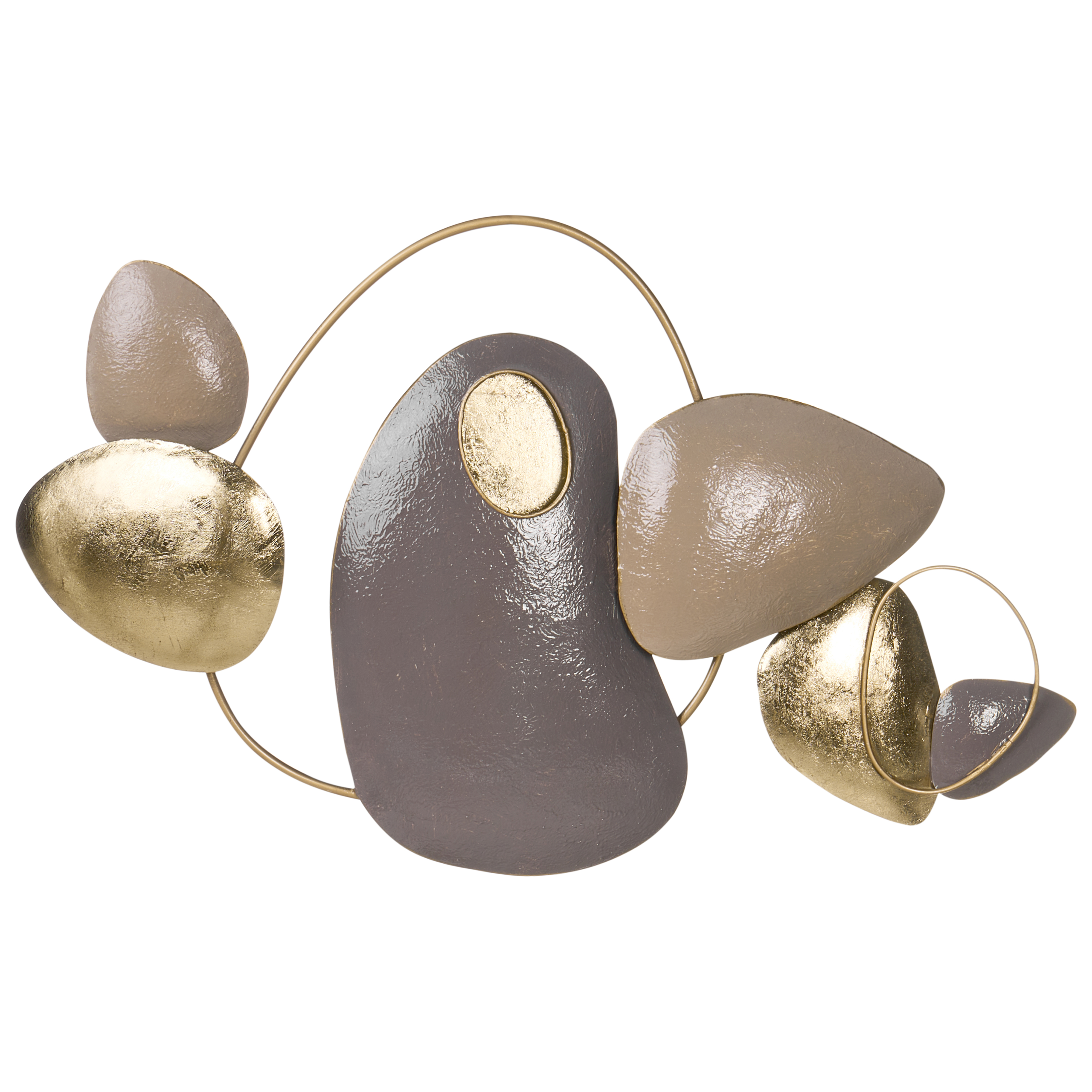 Seinäkoriste CLANE metalli 46 cm Kulta