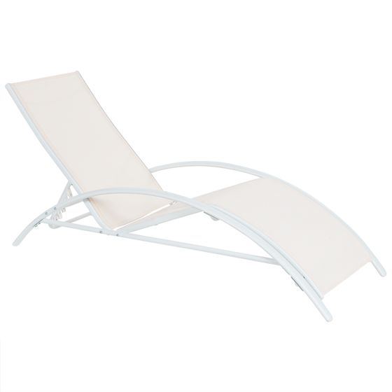 Aurinkotuoli GAETA metalli Beige