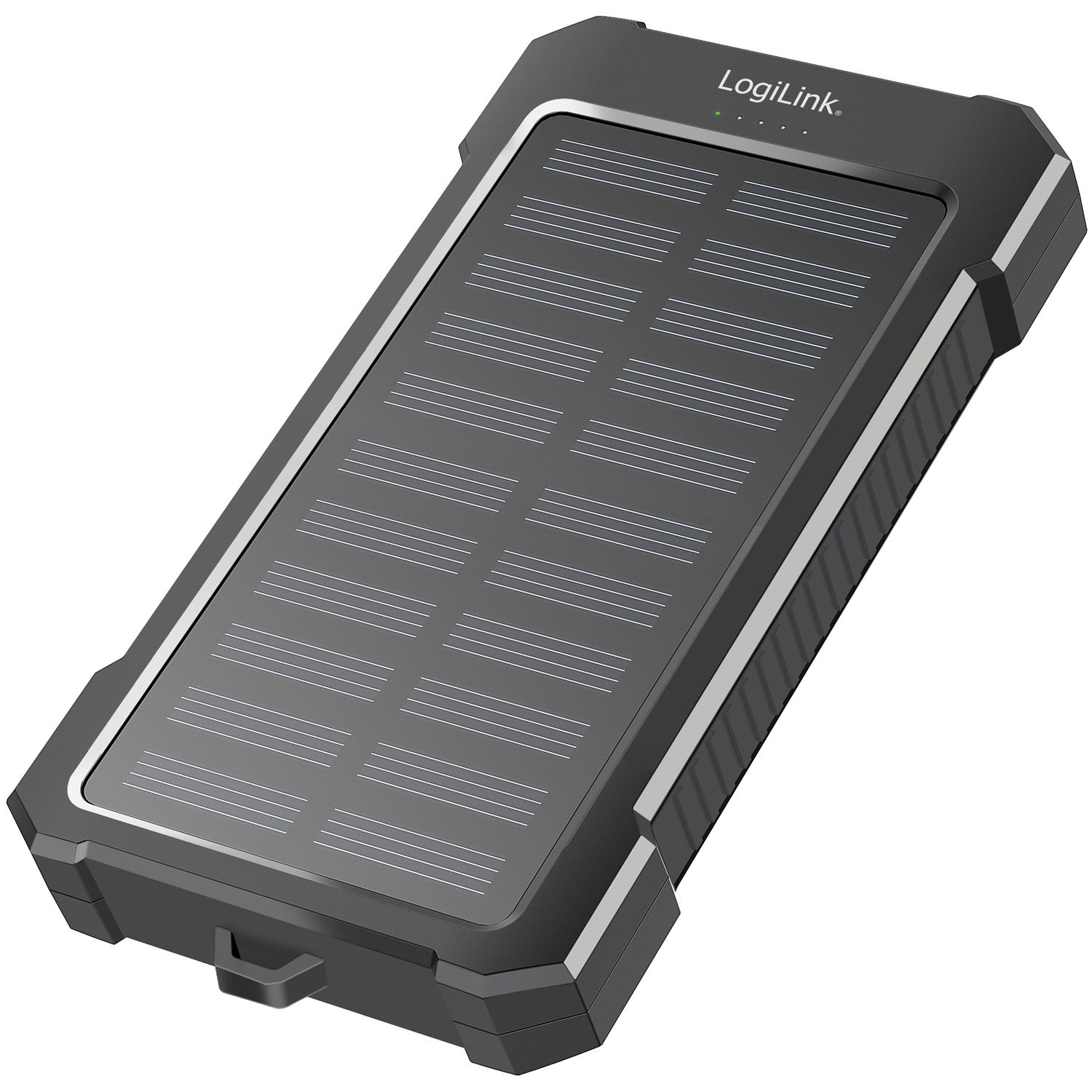 Solar Powerbank 10 000 mAh 2xUSB-A + USB-C sisään/ulos 12W
