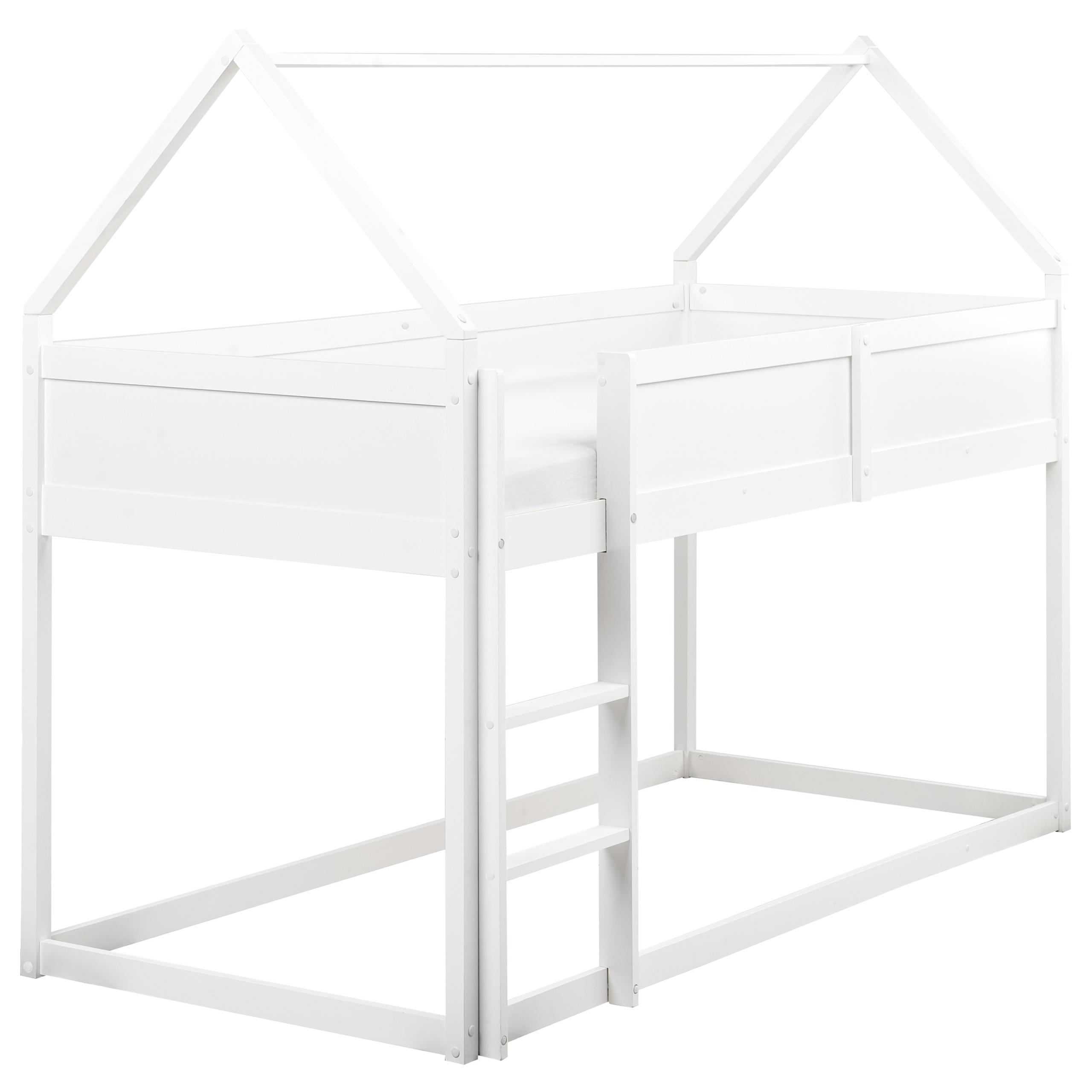 Puoliparvisänky Talo mänty DIENNE 90 x 200 cm Valkoinen