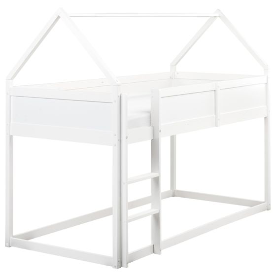 Puoliparvisänky Talo mänty DIENNE 90 x 200 cm Valkoinen