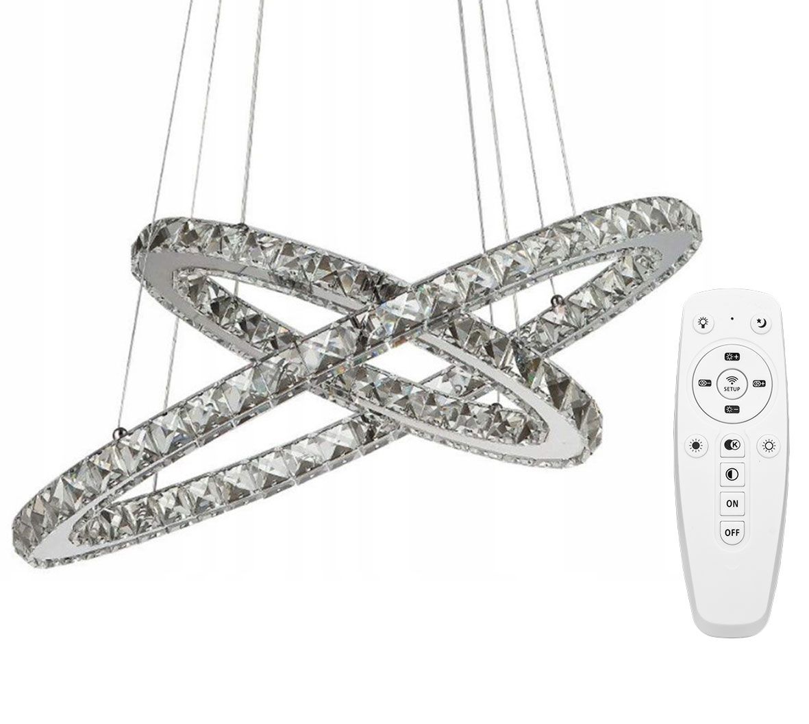 TOOLIGHT riippuva kattovalaisin APP418-CP RINGI harmaa, 49,5x49,5x49,5cm