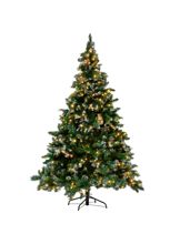 Joulukuusi LED-valo PALOMAR 210 cm Vihreä