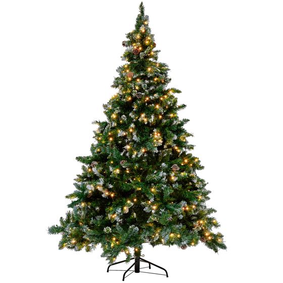 Joulukuusi LED-valo PALOMAR 210 cm Vihreä