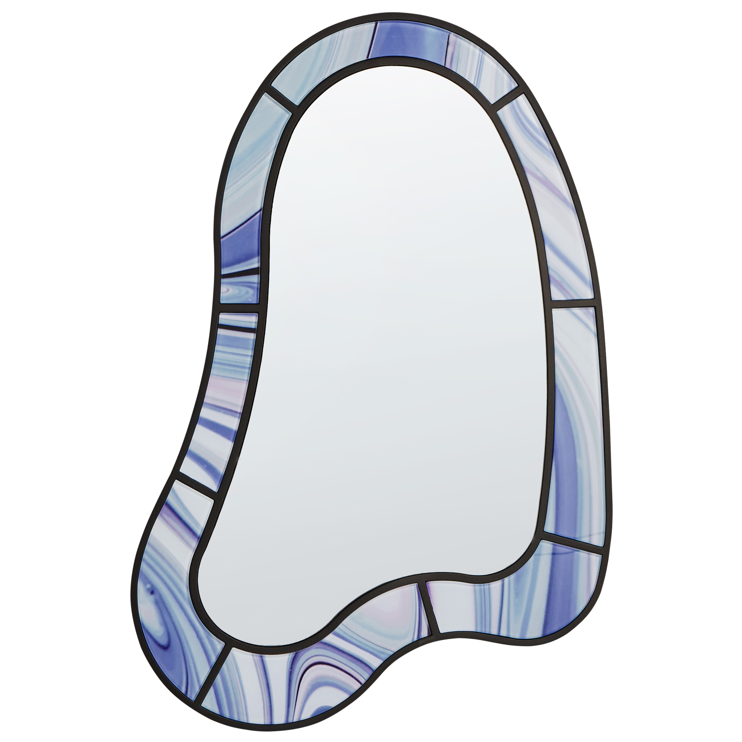Seinäpeili MONTSEC 49 cm x 83 cm Violetti