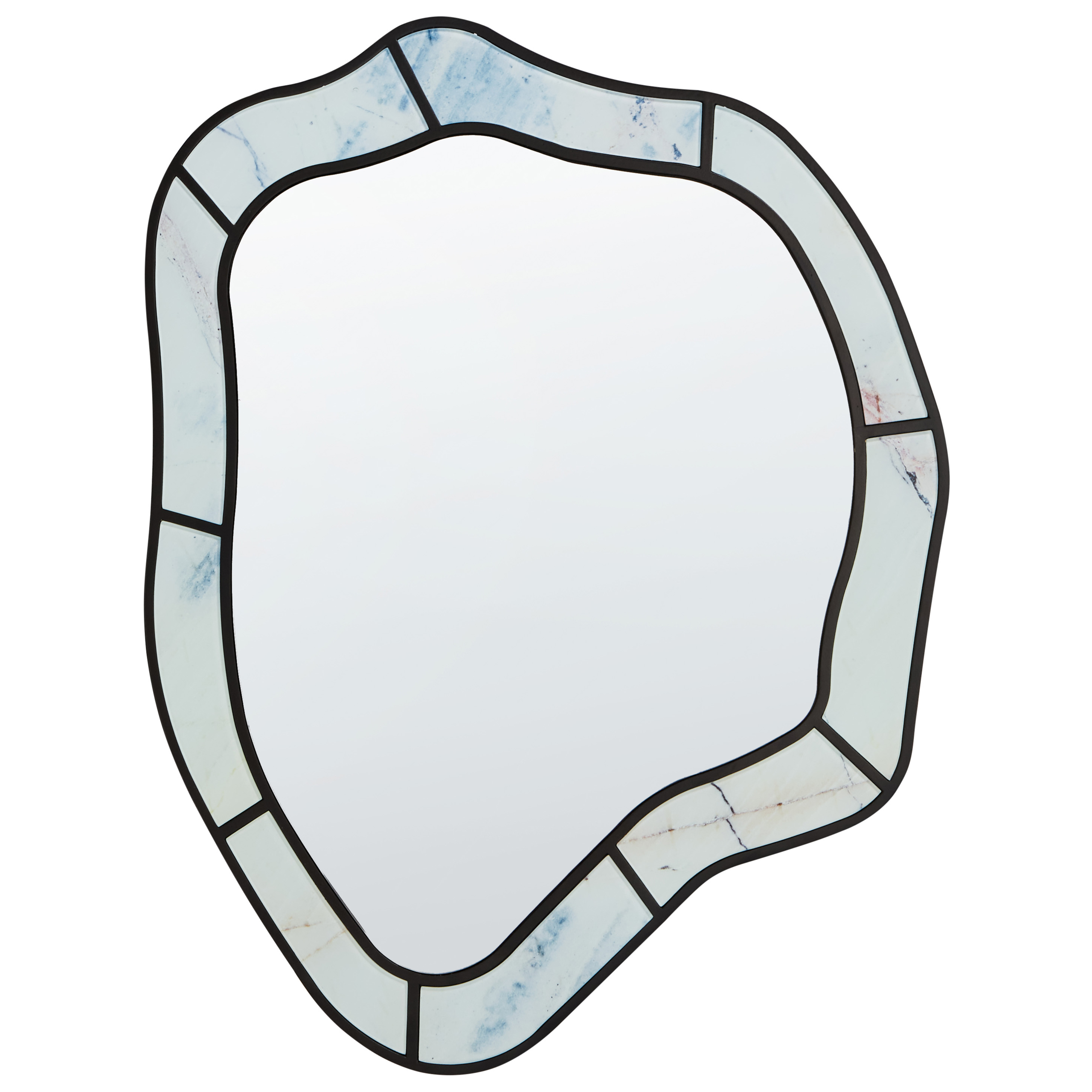 Seinäpeili LIVERDUN 64 cm 86 cm Vaaleansininen