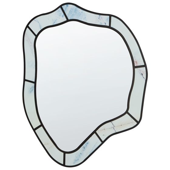 Seinäpeili LIVERDUN 64 cm 86 cm Vaaleansininen