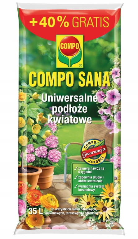 Universaali kukkasubstraatti 35l Talo- ja parvekekasveille