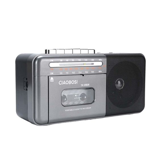 Retro-radio Bluetooth-kasettisoittimella ja AM/FM/SW-virittimellä