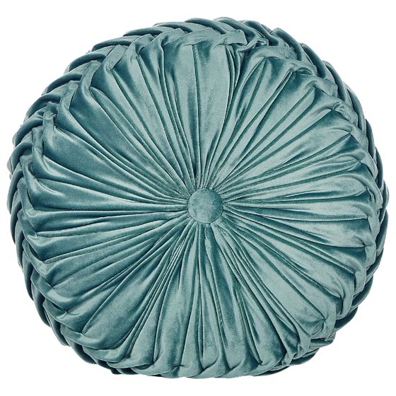 Koristetyyny UDALA sametti 40 x 40 cm Sinivihreä Hillitty