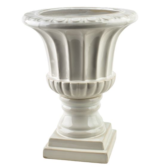 Maljakko keramiikka Mondex Evam White 28x28x37 valkoinen 1kpl