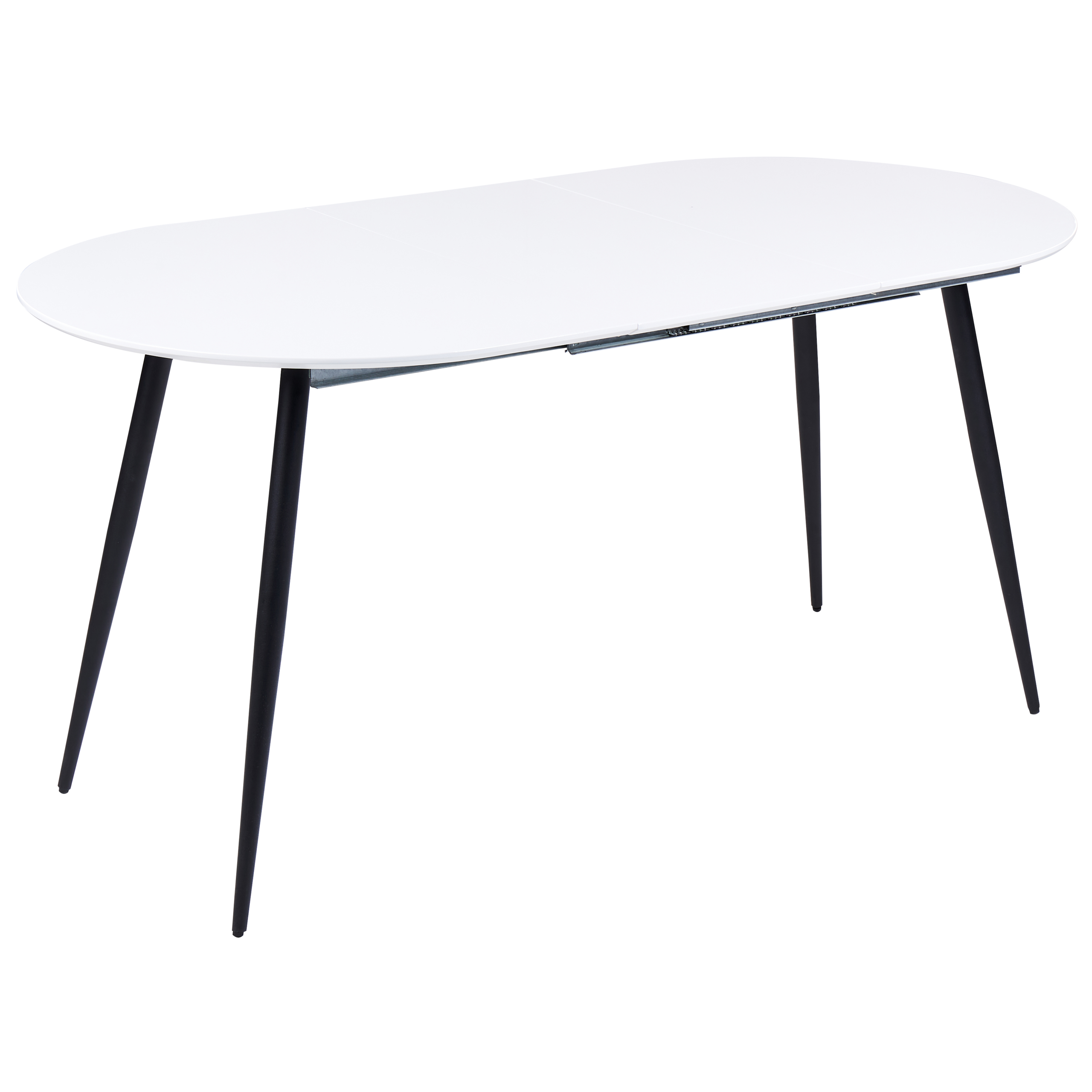 Jatkettava ruokapöytä STAVERTON Valkoinen 120/160 cm 80 cm