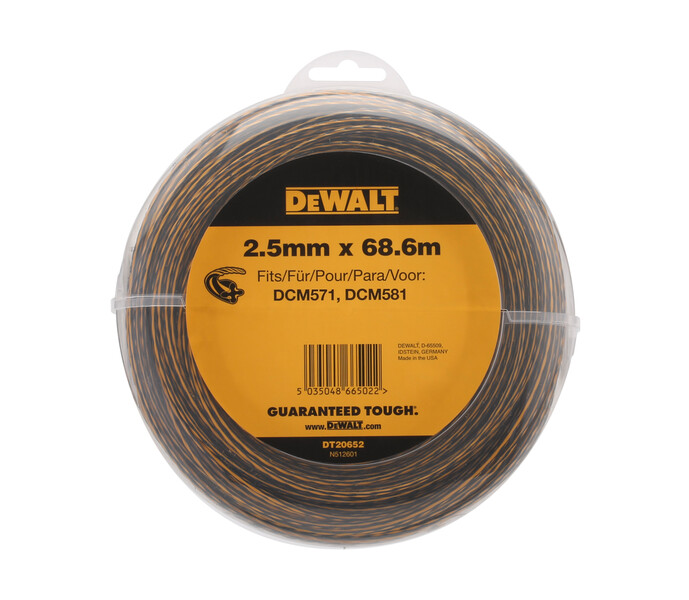 DeWalt DT20652 -Trimmerisiima 2,5 mm x 68,6 m