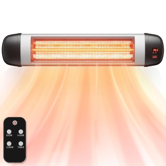 NETTLIFE Infrapunalämmitin 2500W kauko-ohjaimella