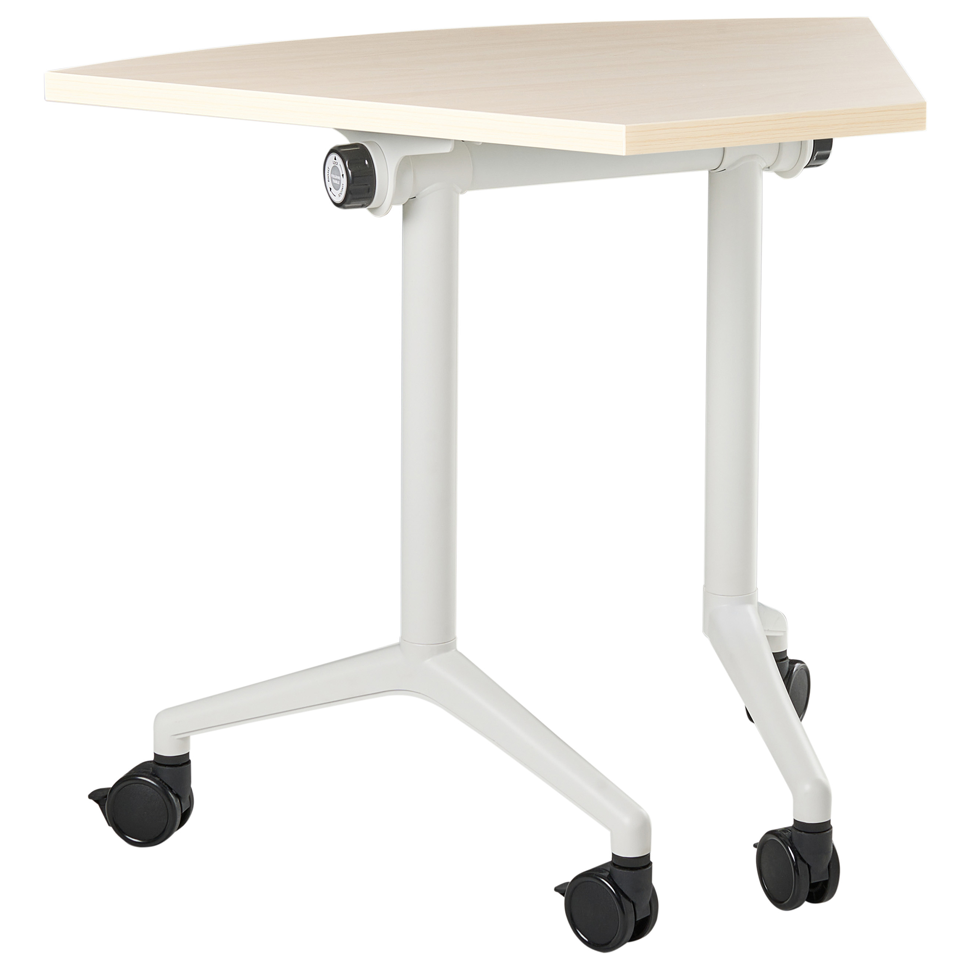 Kulmatyöpöytä taitettava CAVI 90 cm 64 cm Vaaleanruskea