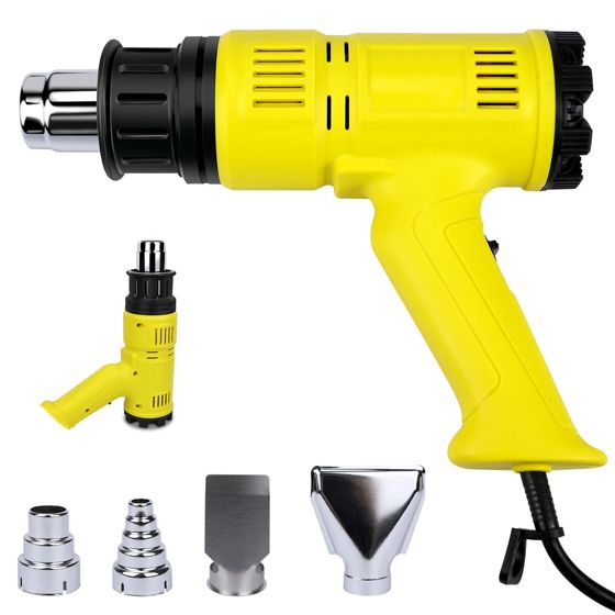 NETTLIFE kuumailmapistooli Kuumailmapistooli 2000 W säädettävä sarja 60℃-600℃ 2000 W, maks. 600,00 °C