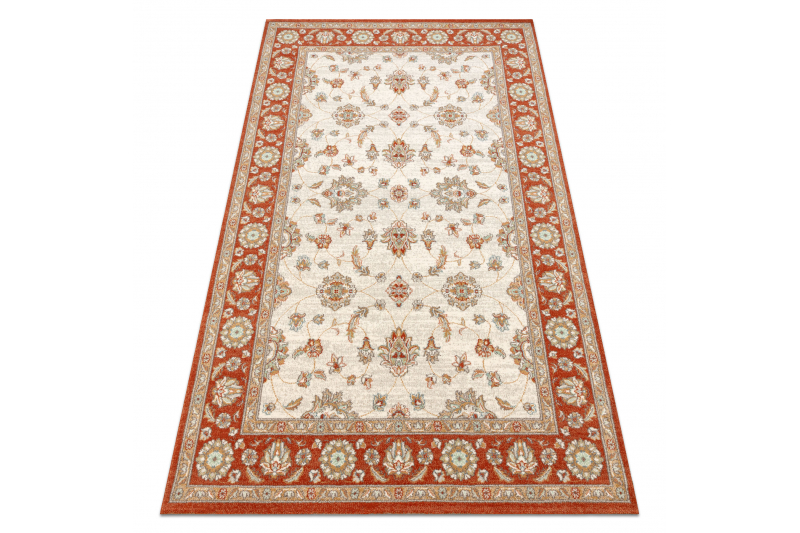 Villamatto SOHO Kukat luonnon beige / terrakotta