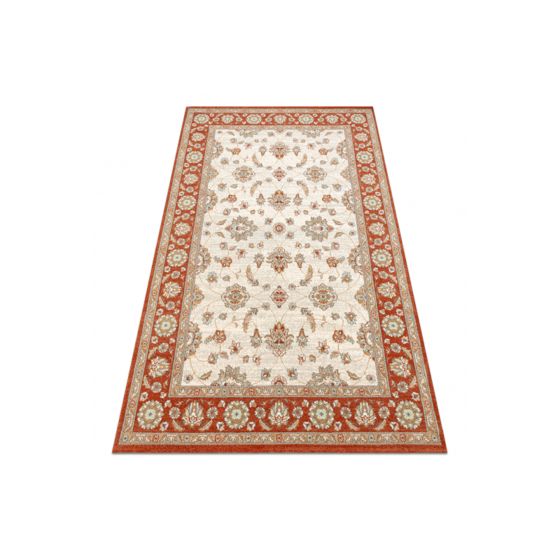 Villamatto SOHO Kukat luonnon beige / terrakotta