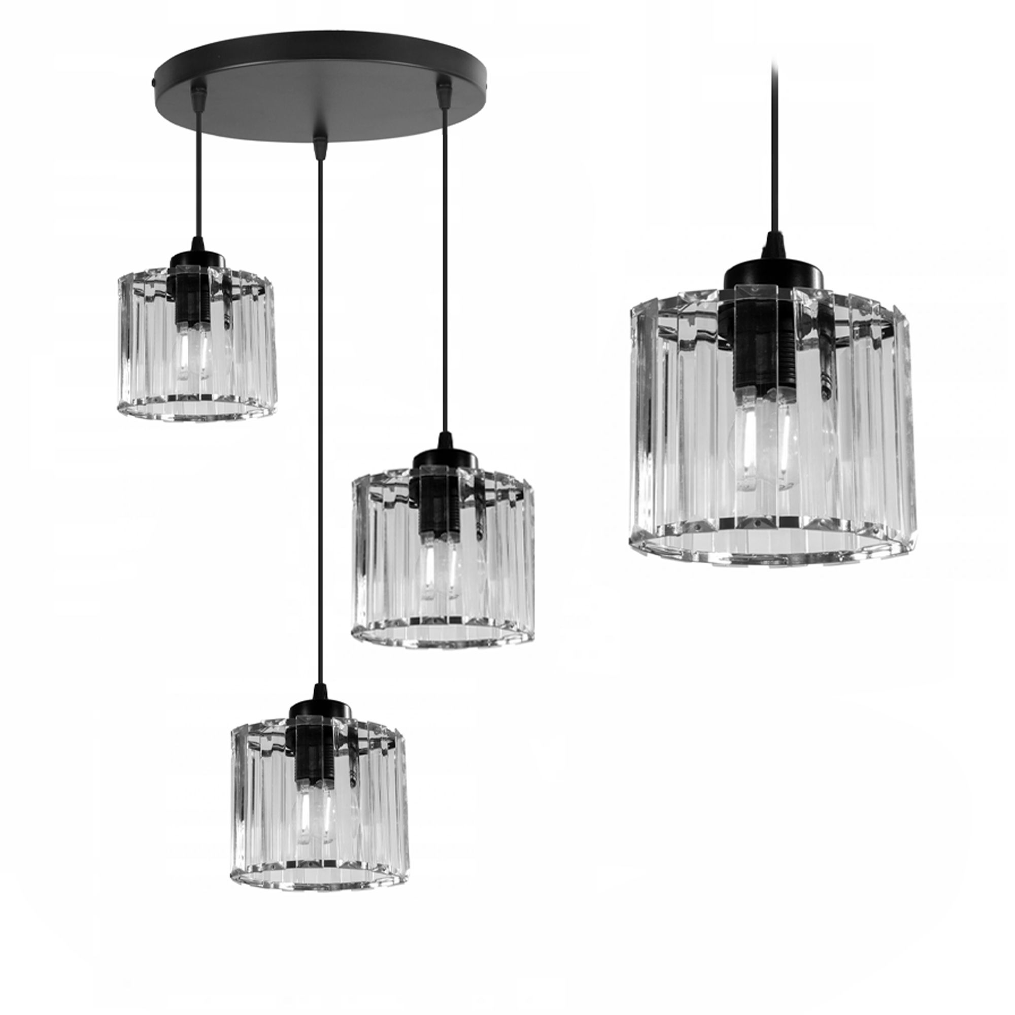 TOOLIGHT riippuvalaisin APP513-3CPR Musta, 13x25x102cm